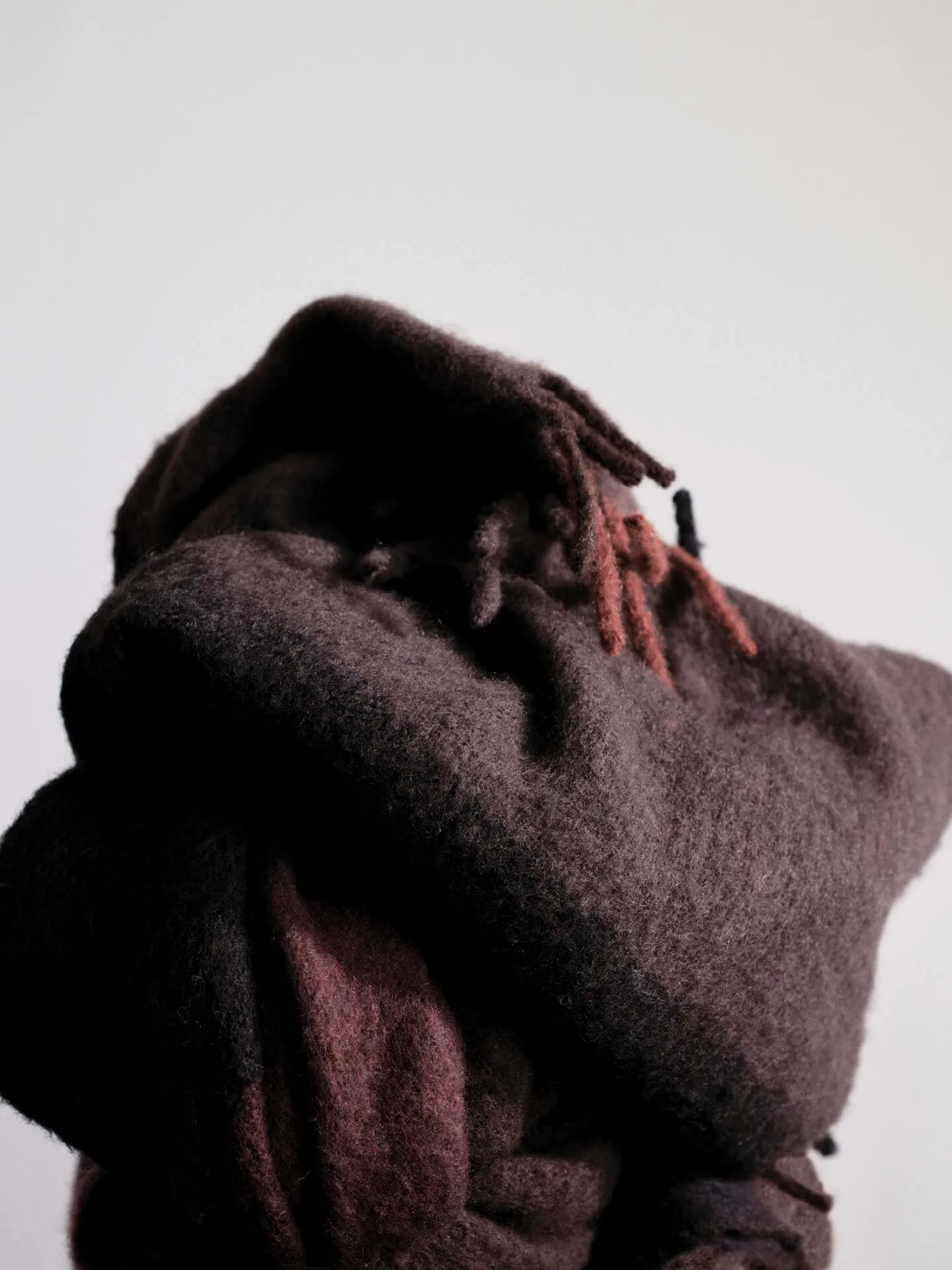 Blur mohair ριχτάρι, Dark chocolate-oxide red, 130x170 εκ. Ferm Living