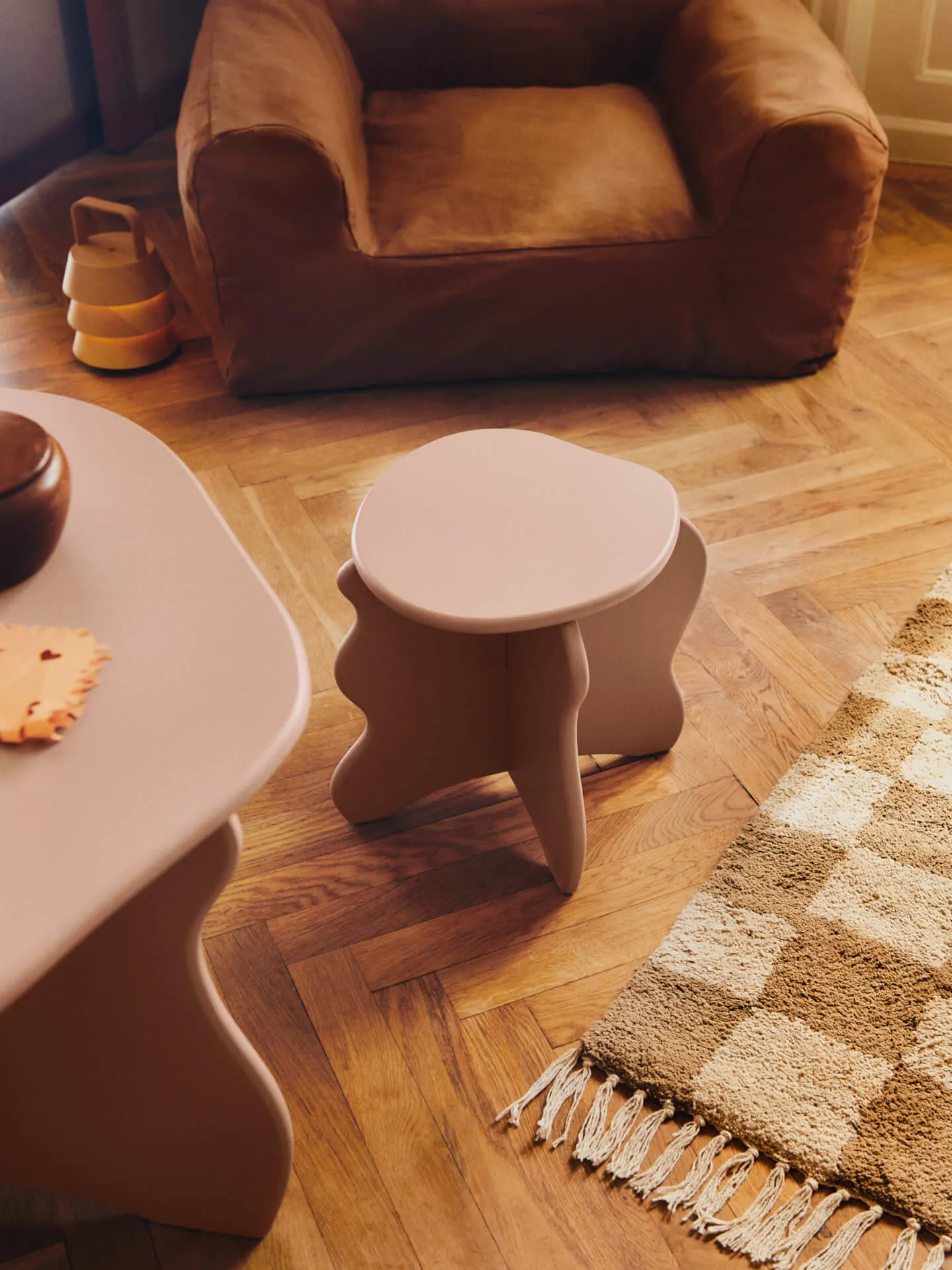 Boe φωτιστικό δαπέδου 80 εκ., Tan Ferm Living