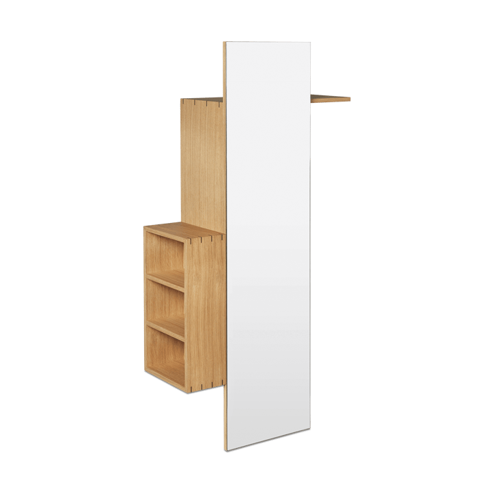 Bon hallway cabinet κρεμάστρα με καθρέφτη - Oiled Oak - Ferm Living