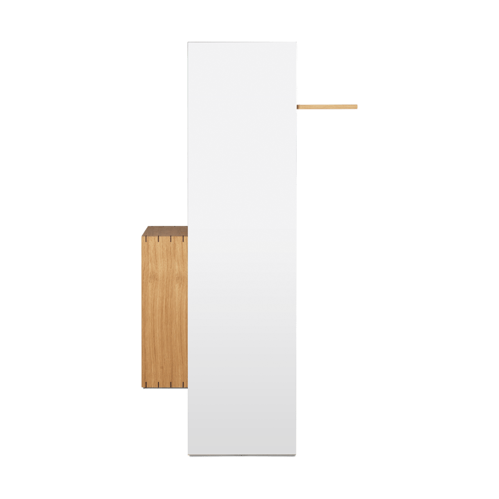 Bon hallway cabinet κρεμάστρα με καθρέφτη - Oiled Oak - ferm LIVING