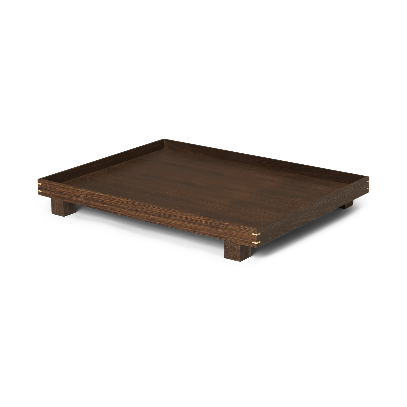 Bon ξύλινος δίσκος μεγάλος, Smoked oak Ferm Living