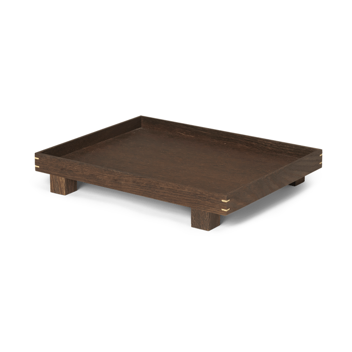 Bon ξύλινος δίσκος μικρός - Smoked oak - Ferm Living