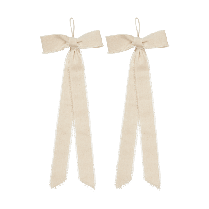 Bow διακοσμητικό κρεμαστό small 15x40 cm 2-pack - Natural - Ferm Living