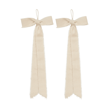 Bow διακοσμητικό κρεμαστό small 15x40 cm 2-pack - Natural - Ferm Living