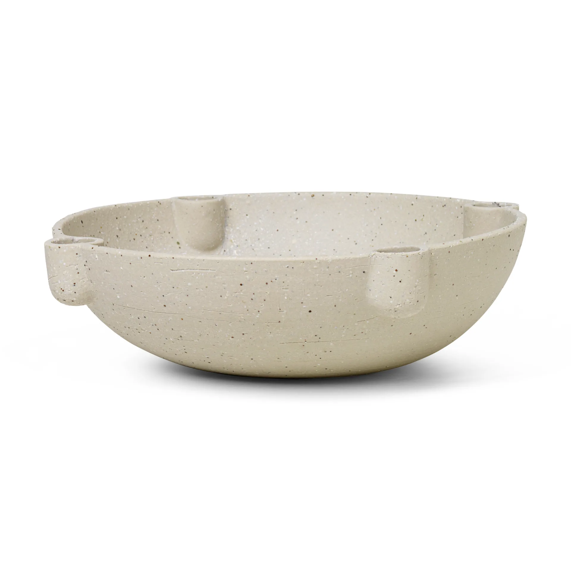 Bowl Κεραμικό κηροπήγιο Advent μεγάλο Ø27 cm, Ανοιχτό γκρι Ferm Living