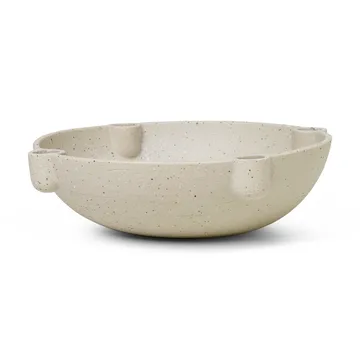 Bowl Κεραμικό κηροπήγιο Advent μεγάλο Ø27 cm - Ανοιχτό γκρι - Ferm Living