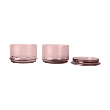 Boya στοιβαζόμενα δοχεία - 2 τεμάχια, mauve - Ferm Living