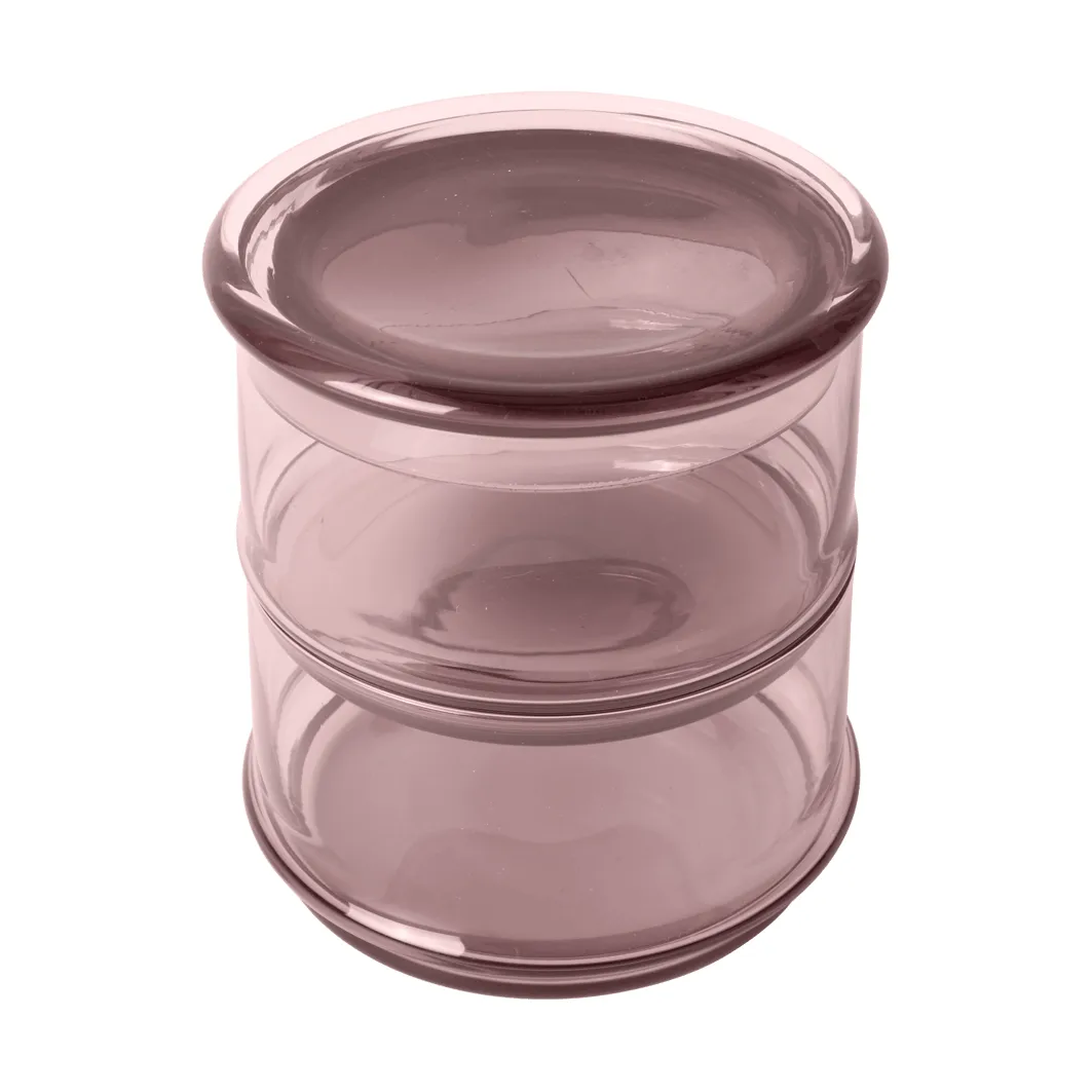 Boya στοιβαζόμενα δοχεία, 2 τεμάχια, mauve Ferm Living