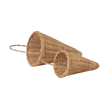 Braided cones διακοσμητικό χριστουγεννιάτικο στολίδι 18 εκ. - Natural - Ferm Living