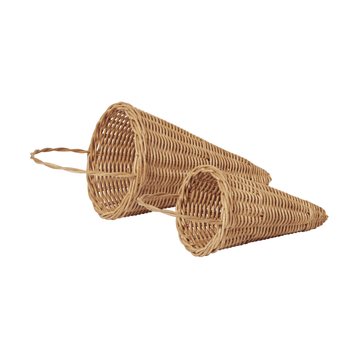Braided cones διακοσμητικό χριστουγεννιάτικο στολίδι 18 εκ., Natural Ferm Living
