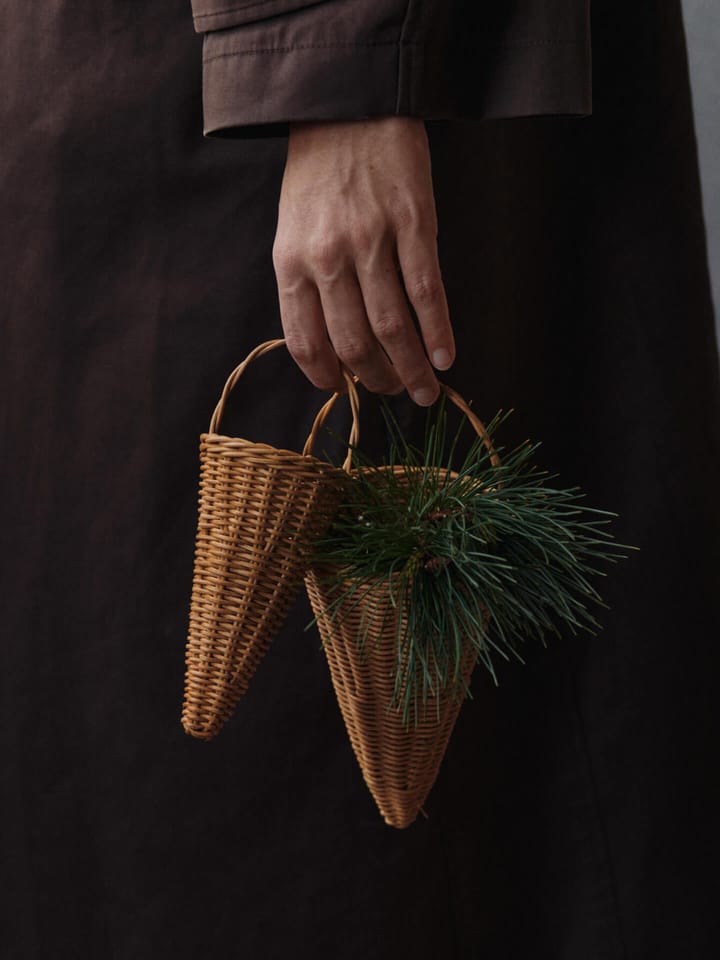 Braided cones διακοσμητικό χριστουγεννιάτικο στολίδι 18 εκ., Natural Ferm Living