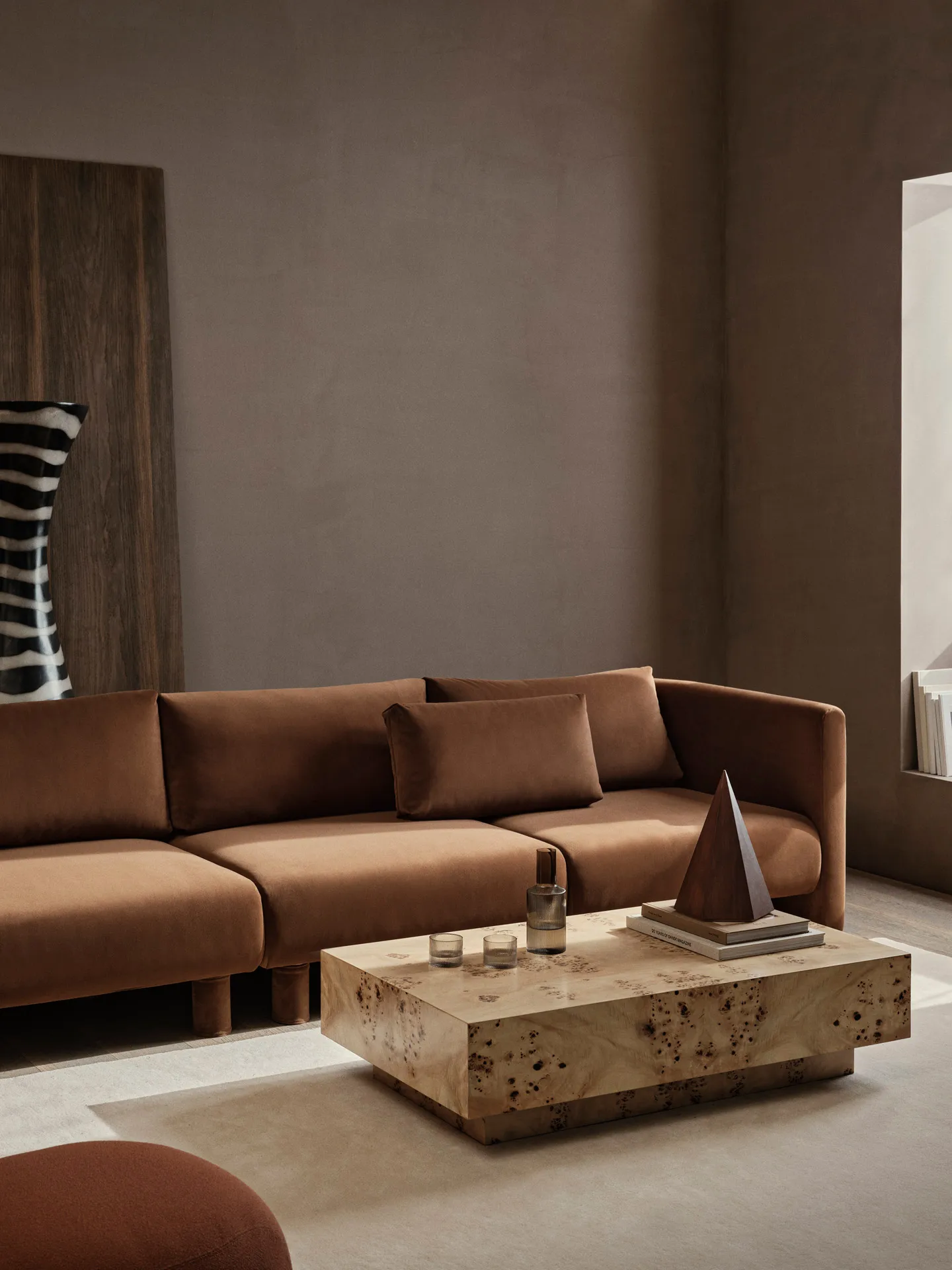 Burl τραπέζι σαλονιού 70x117x30 cm, Natural Ferm Living