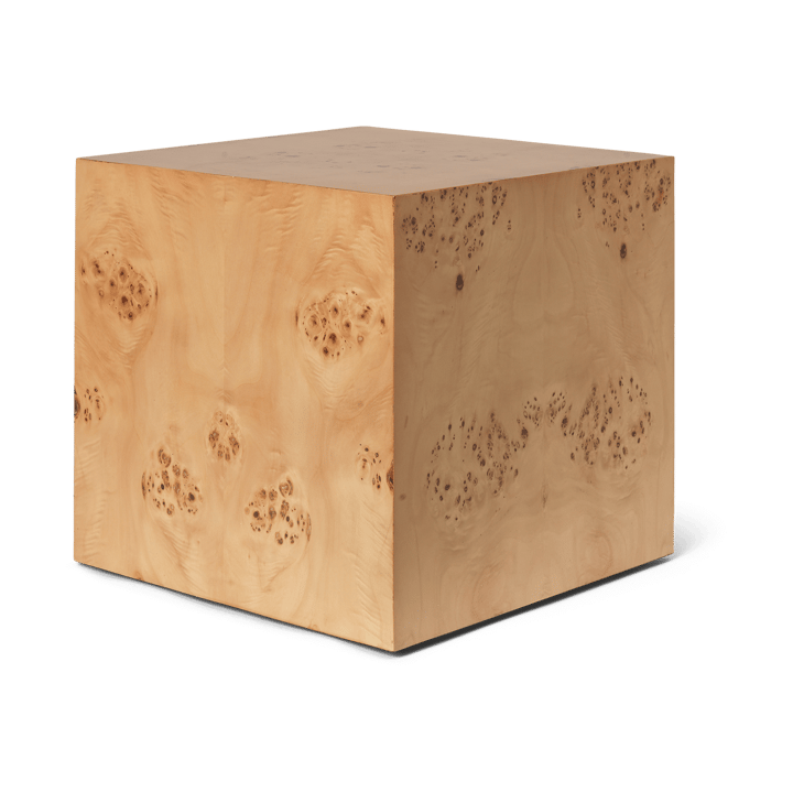 Burl Cube βοηθητικό τραπεζάκι 40x40 cm - Natural - Ferm Living