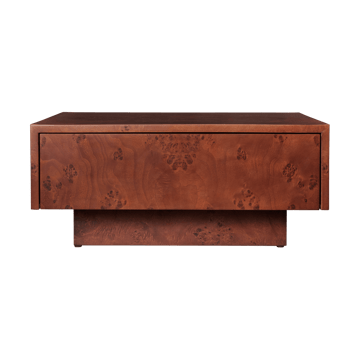 Burren κεριά λεπτά 2-pack - Dark stained burl - Ferm Living