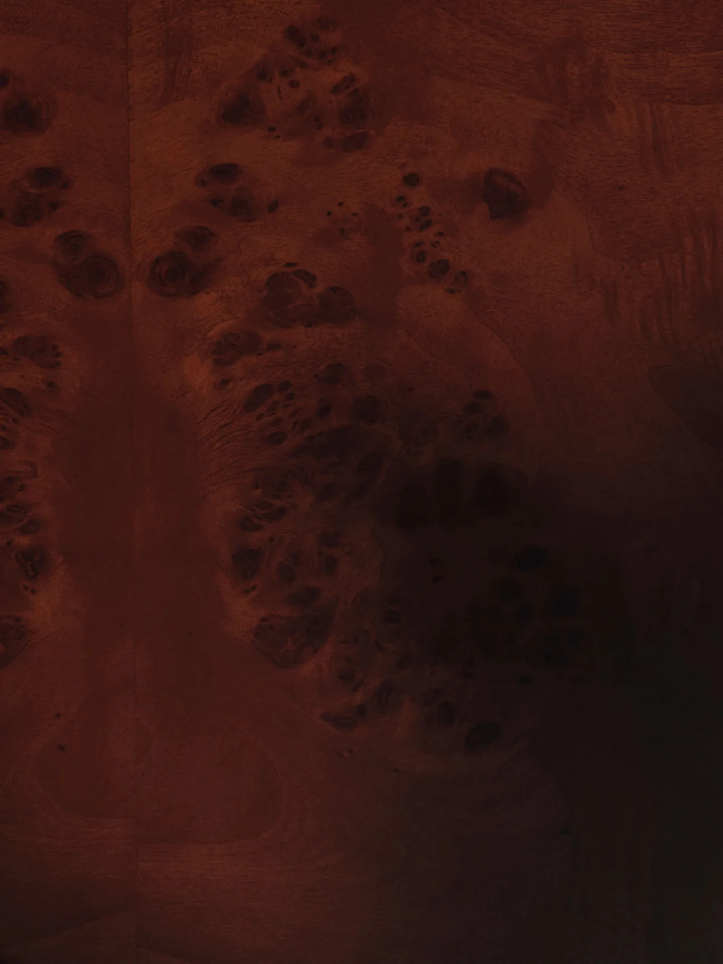 Burren κεριά λεπτά 2-pack, Dark stained burl Ferm Living