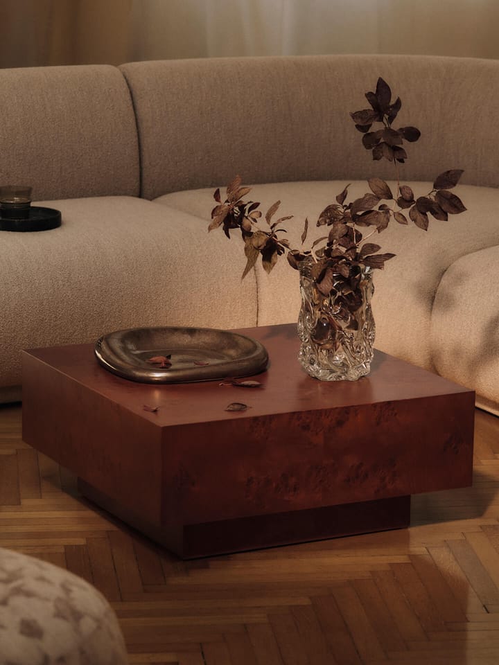 Burren κεριά λεπτά 2-pack, Dark stained burl Ferm Living