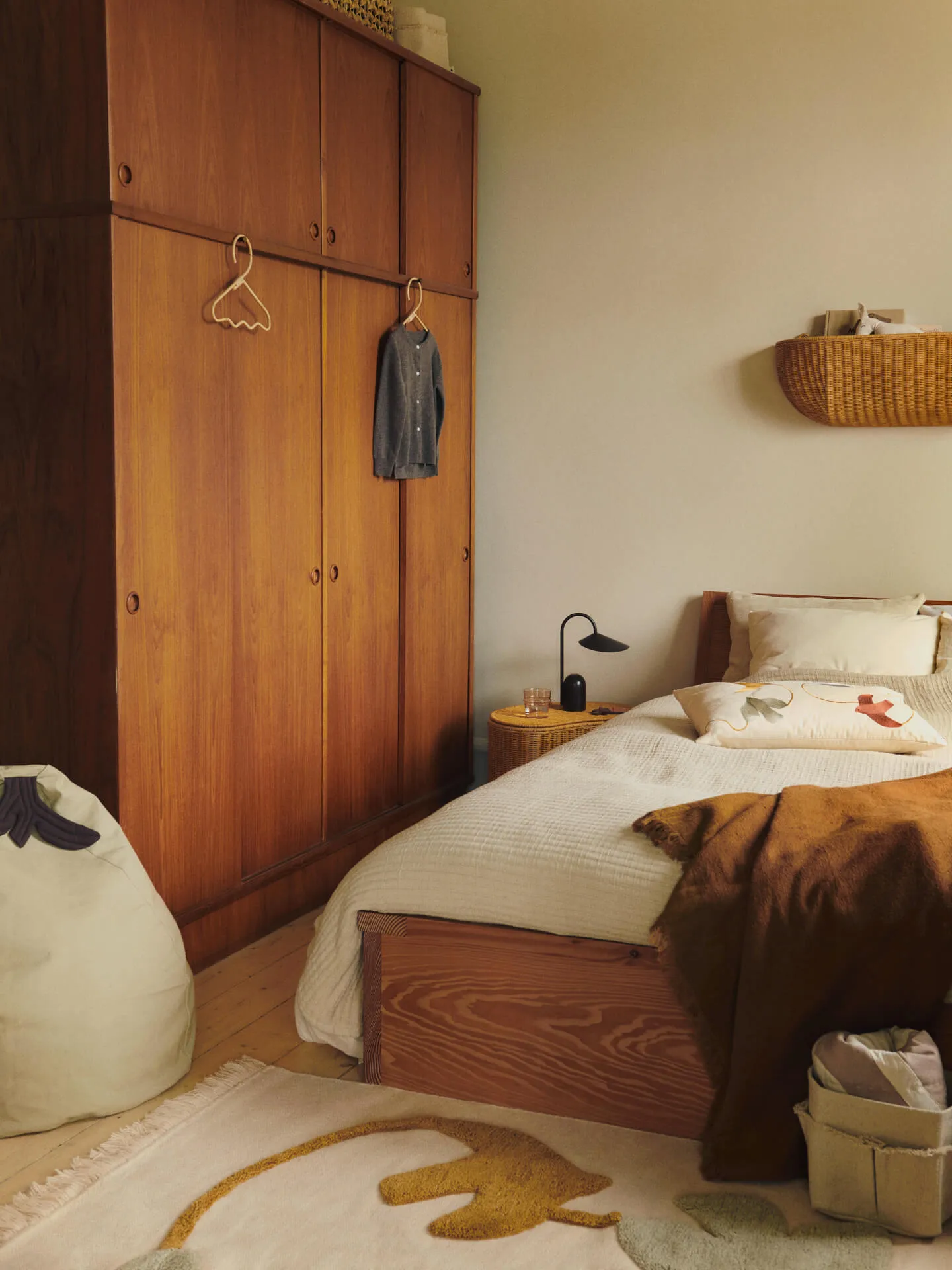 Burren κεριά κολόνα large, Natural Ferm Living