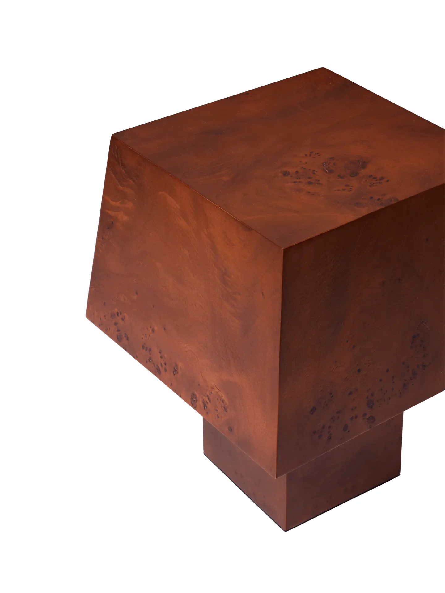 Burren κεριά κολόνα small, Dark stained burl Ferm Living