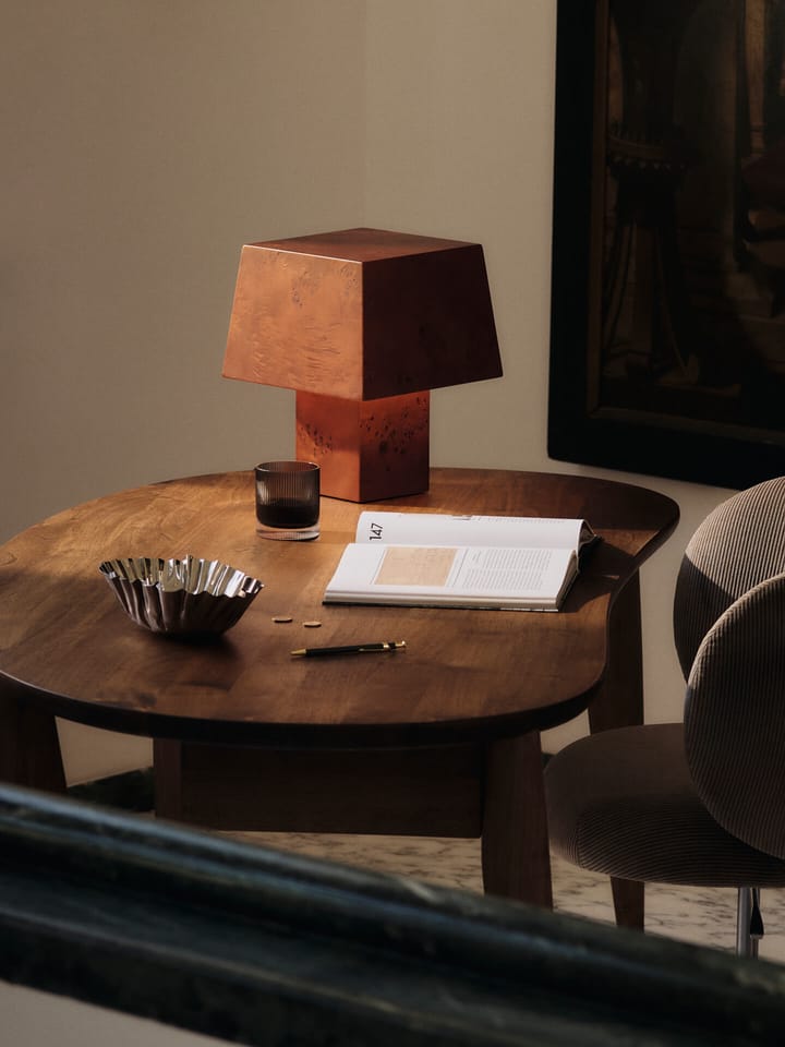 Burren κεριά κολόνα small, Dark stained burl Ferm Living