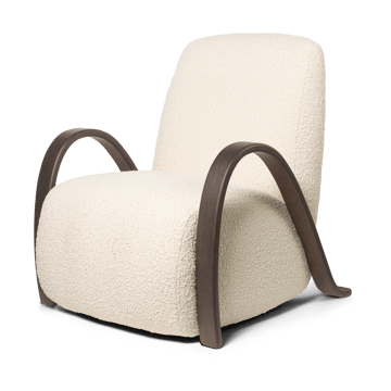 Buur lounge chair Nordic Bouclé - Εκρού - Ferm Living