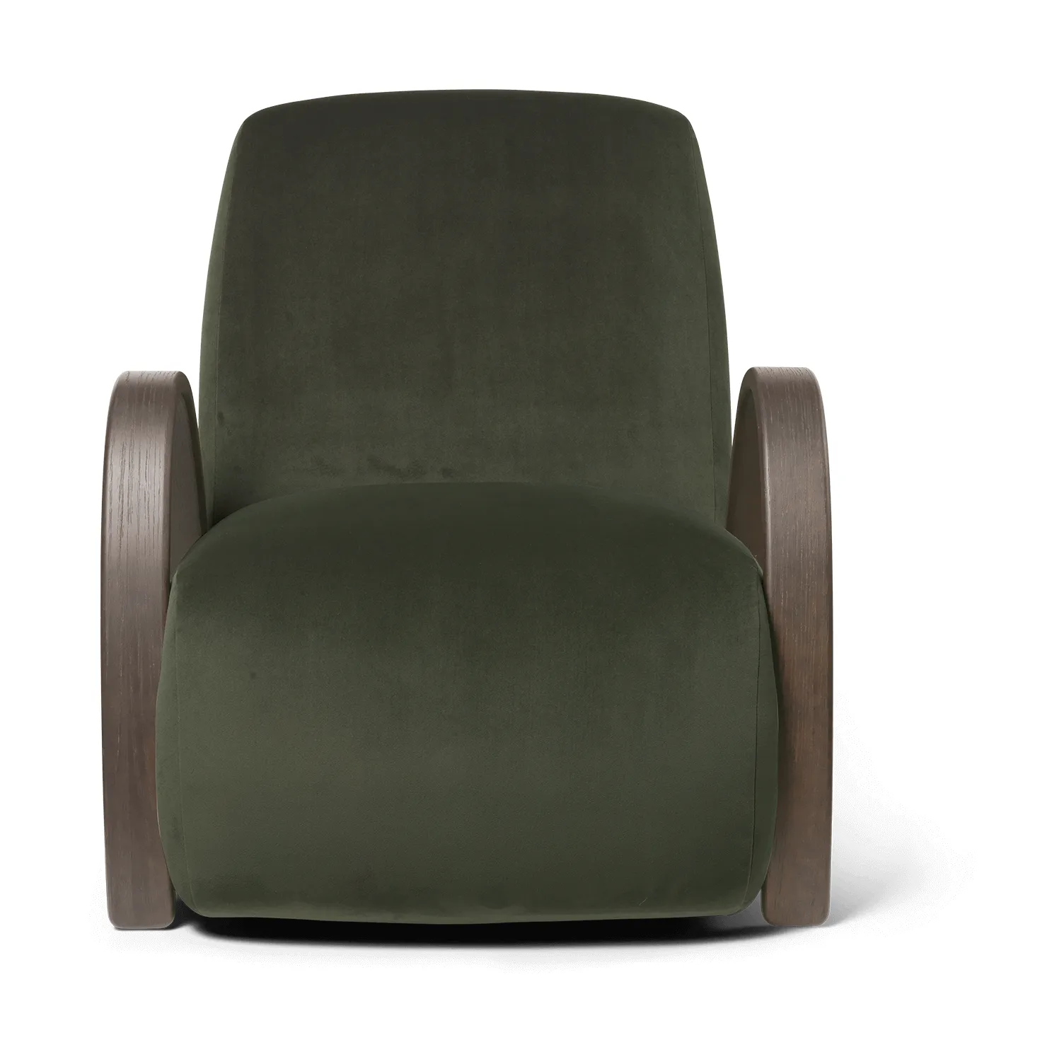 Buur lounge chair Rich Velvet, Πεύκος Ferm Living