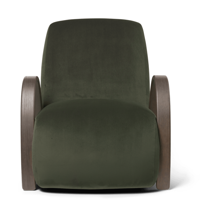 Buur lounge chair Rich Velvet, Πεύκος Ferm Living
