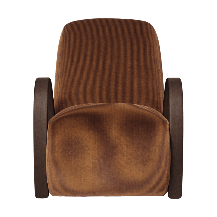 Buur πολυθρόνα lounge devoré βελούδο - Rust - Ferm Living