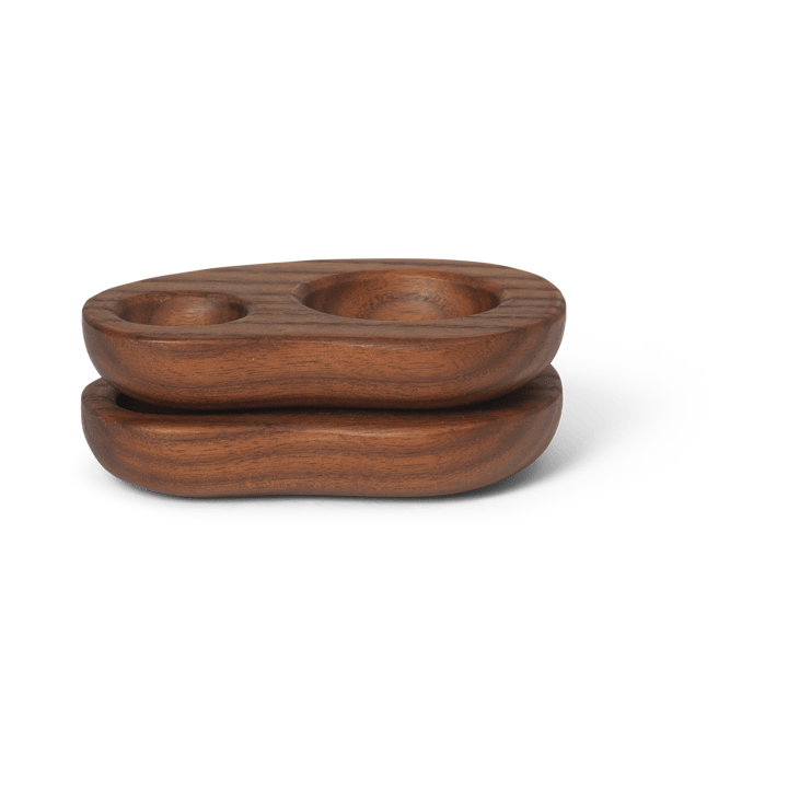 Cairn αβγοθήκη 2 τεμάχια, Dark brown Ferm Living