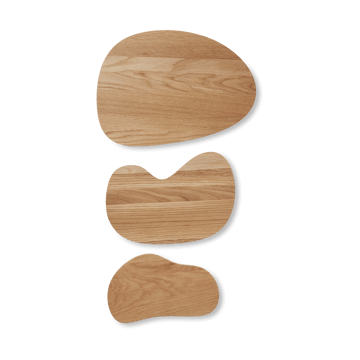 Σανίδα κοπής Cairn 3 κομμάτια - Oak - Ferm Living