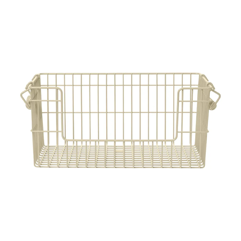 Cala στοιβαζόμενο καλάθι 2 τεμάχια, Cashmere, 28,7x18x13 εκ. Ferm Living