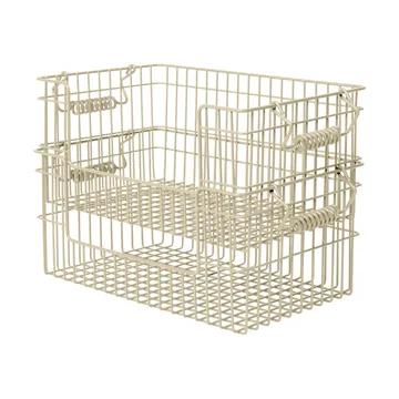 Cala στοιβαζόμενο καλάθι 2 τεμάχια - Cashmere, 28,7x18x13 εκ. - Ferm Living