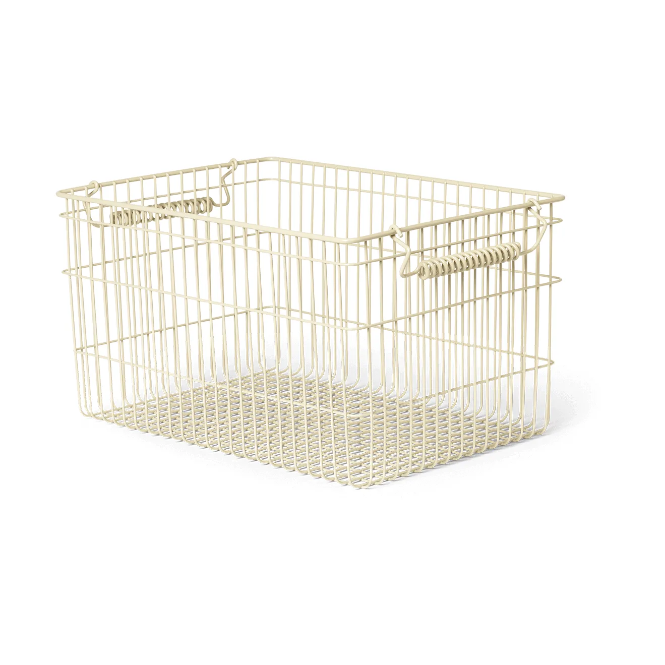 Καλάθι Cala στοιβαζόμενο 2 τεμάχια, Cashmere, 36,2x26,2x20,2 cm Ferm Living
