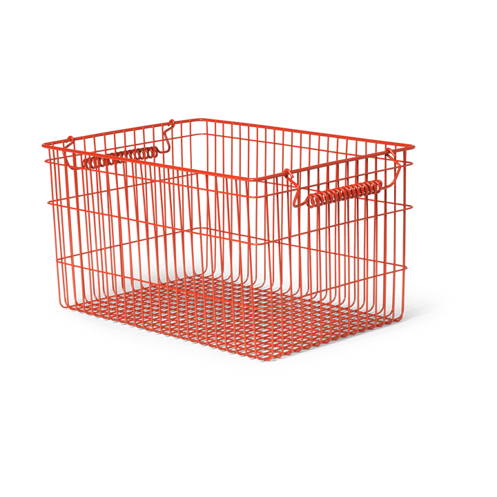 Καλάθι Cala στοιβαζόμενο 2 τεμάχια, Poppy red Ferm Living