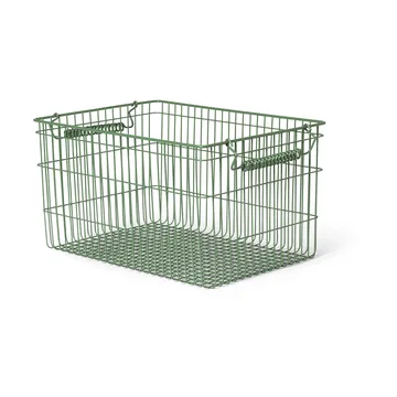 Καλάθι Cala στοιβαζόμενο 2 τεμάχια - Verdant green, 36,2x26,2x20,2 cm - Ferm Living