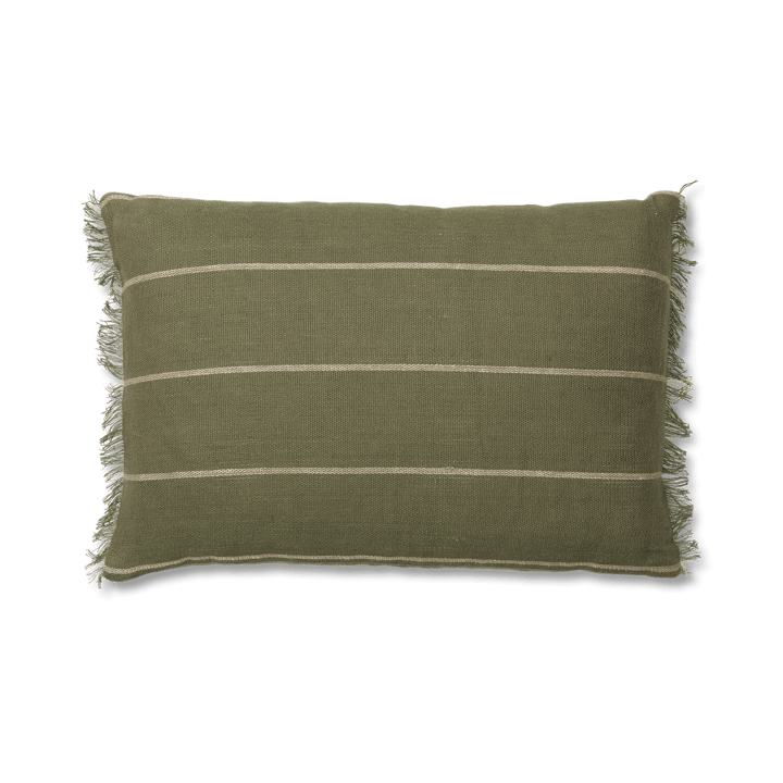 Calm μαξιλαροθήκη 40x60 cm - Ελιά-Ανοικτό Λευκό - Ferm Living