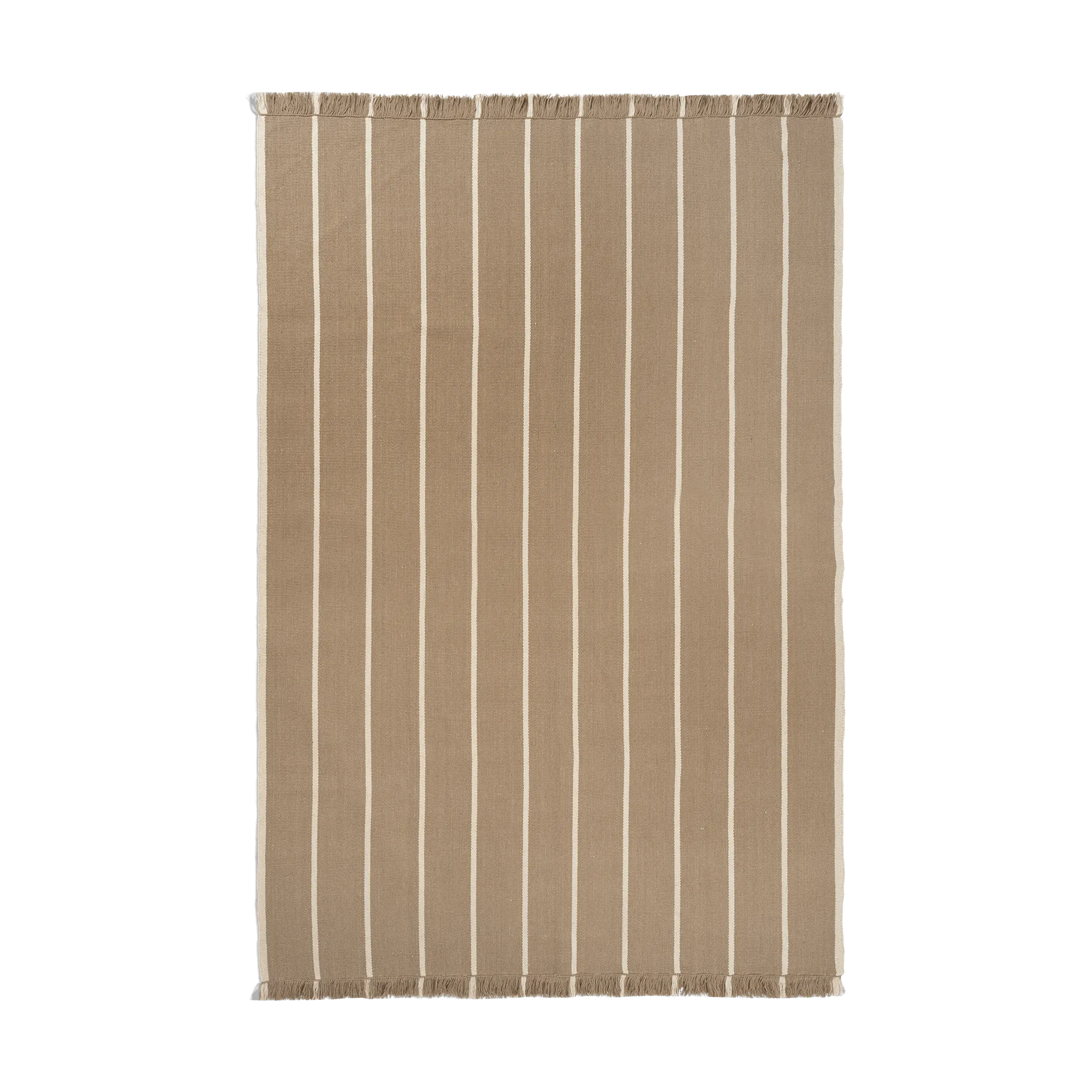 Calm kelim χαλί, Dark Sand, Off-white, 200x300 cm Ferm Living