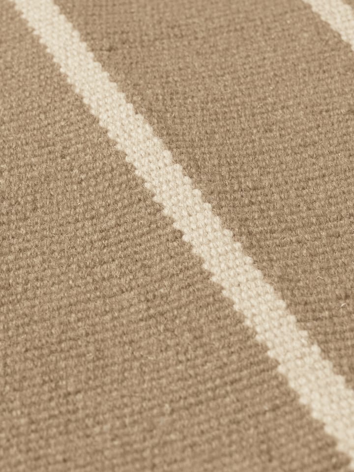 Calm kelim χαλάκι πόρτας, Dark Sand, Off-white, 50x70 cm Ferm Living