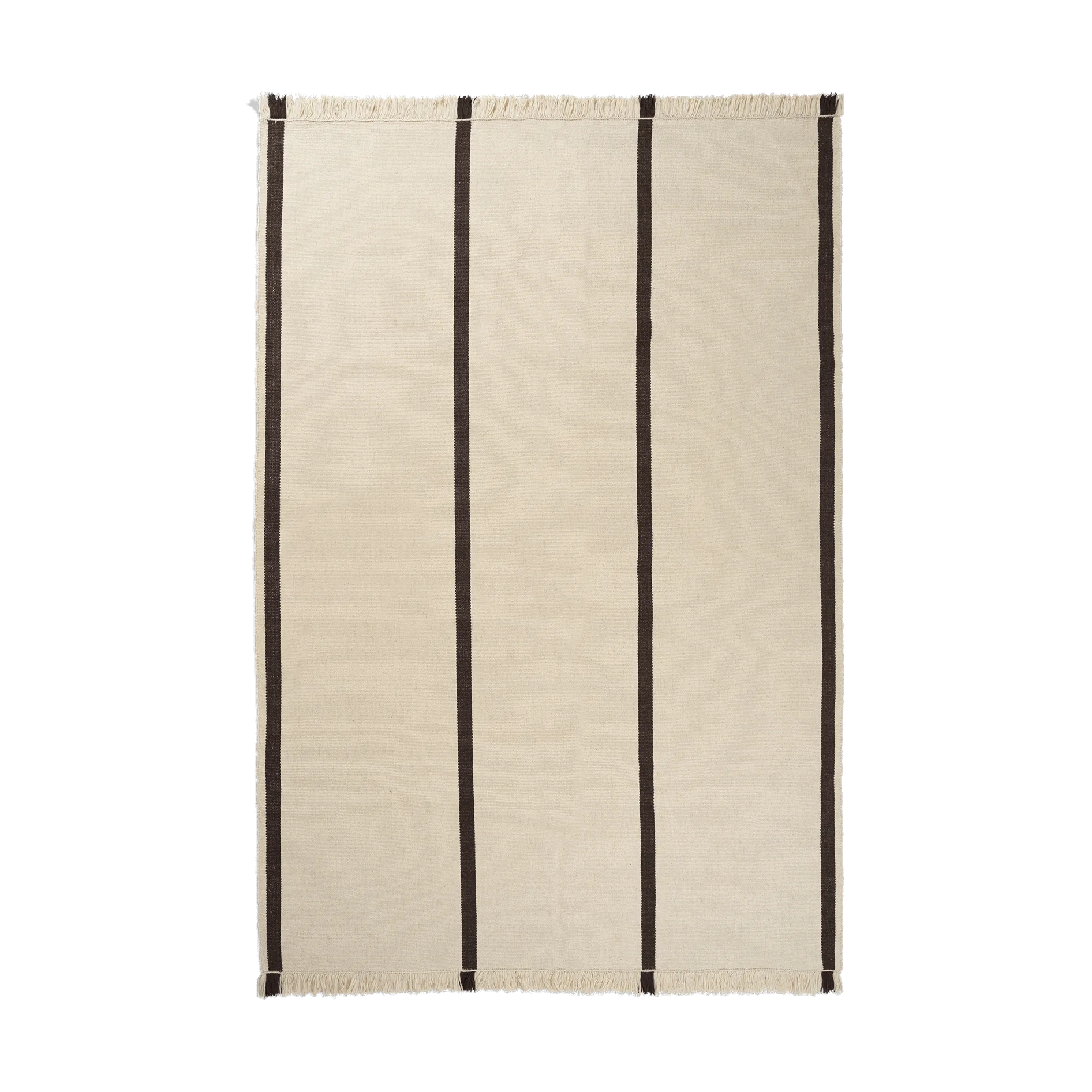 Calm kelim χαλί, Off-white, Coffee, 200x300 cm Ferm Living