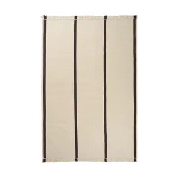 Calm kelim χαλί - Off-white, Coffee, 200x300 cm - Ferm Living