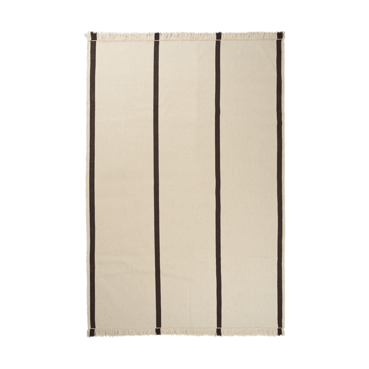 Calm kelim χαλί - Off-white, Coffee, 200x300 cm - Ferm Living