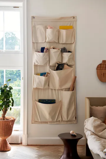 Canvas wall pockets αποθήκευση τοίχου - 70x160 εκ. - Ferm Living