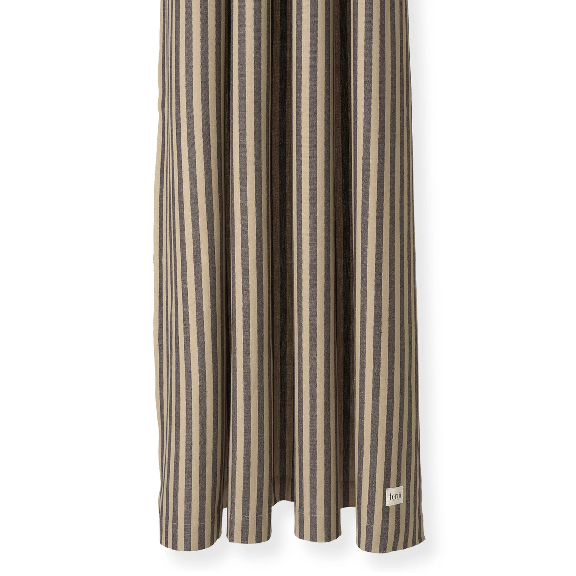 Chambray κουρτίνα μπάνιου, Άμμος-μαύρο Ferm Living
