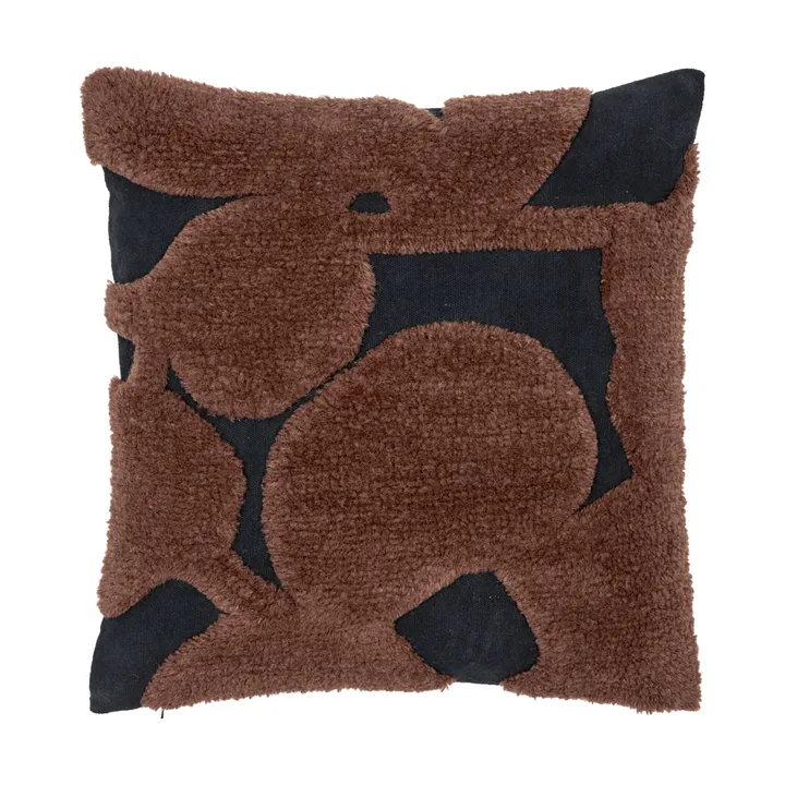 Cilla tufted μαξιλάρι - Black-dark chocolate 50x50 εκ. - Ferm Living