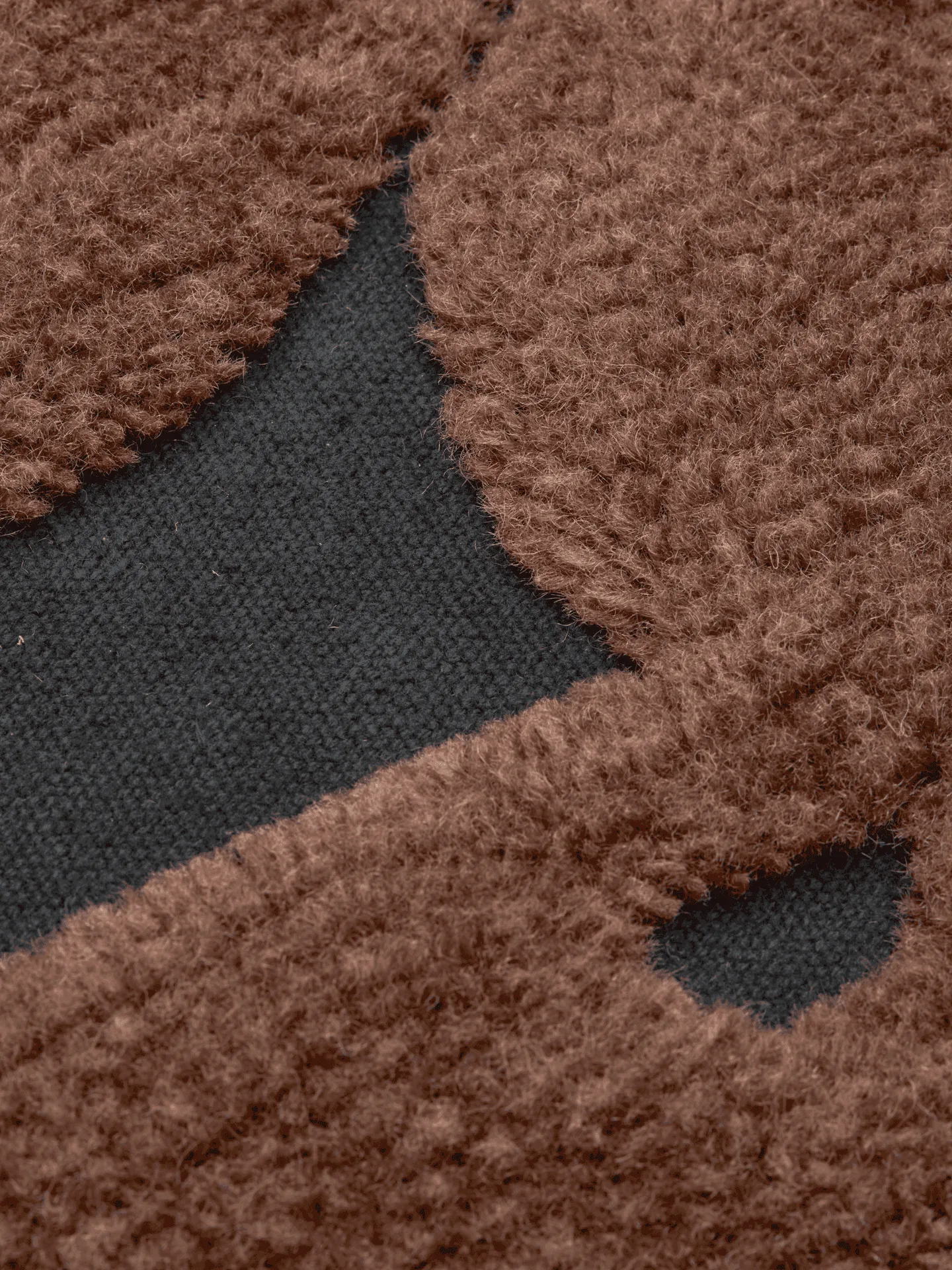 Cilla tufted μαξιλάρι, Black-dark chocolate 50x50 εκ. Ferm Living