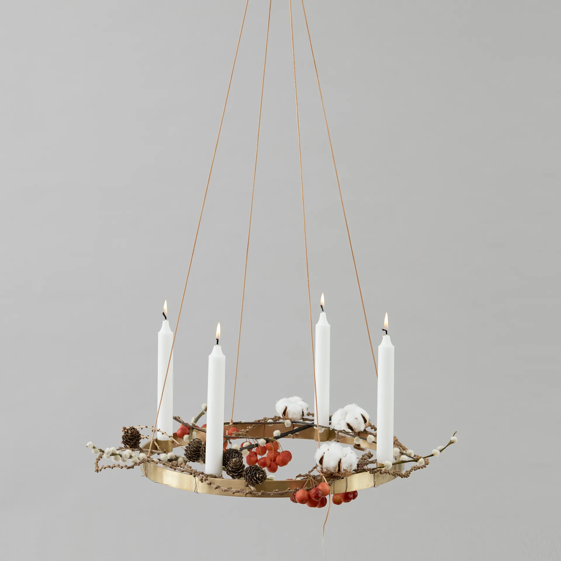 Circle ορειχάλκινο κηροπήγιο, μεγάλο Ferm Living