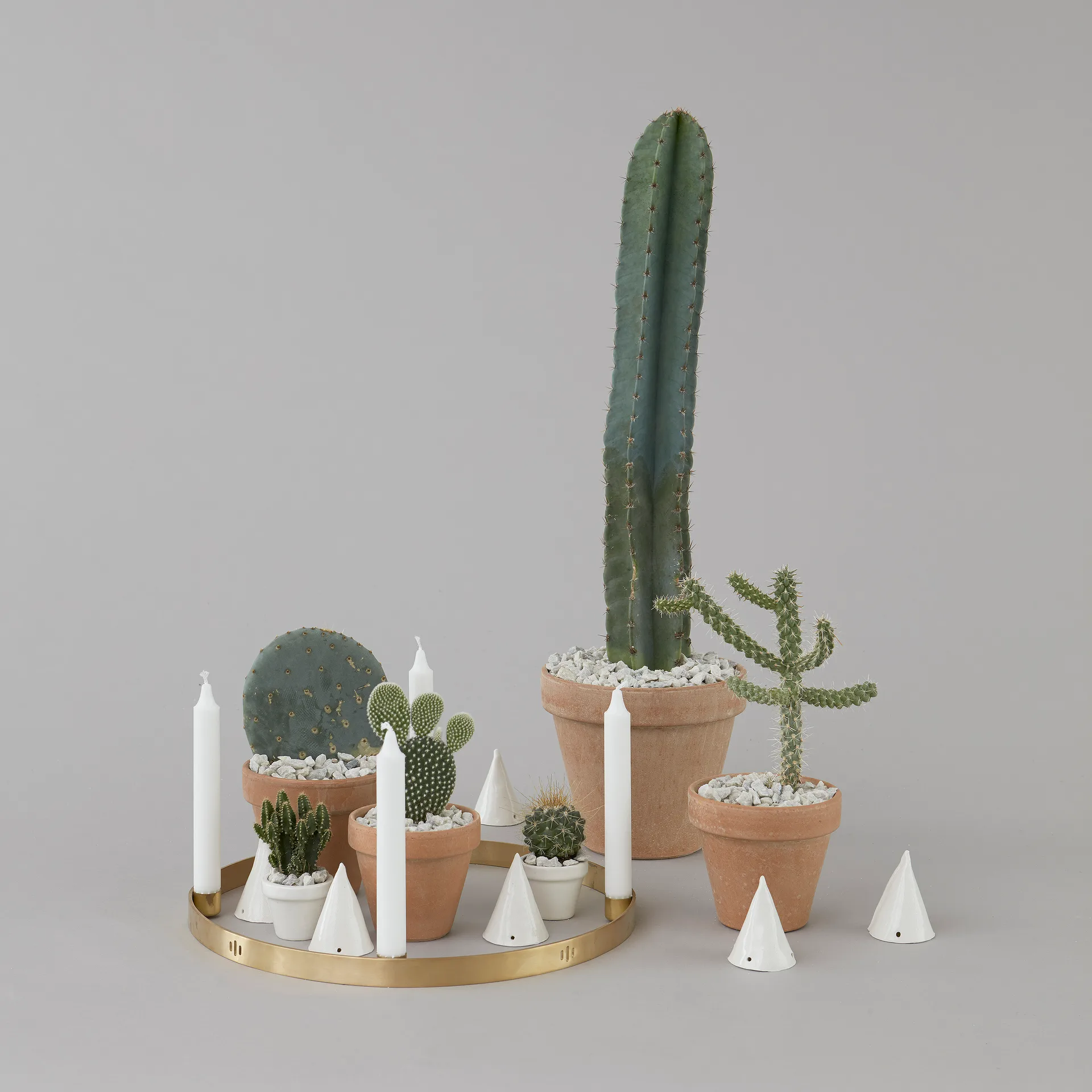 Circle ορειχάλκινο κηροπήγιο, μεγάλο Ferm Living