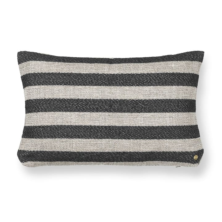 Clean μαξιλάρι Louisiana 40x60 cm, Άμμος-μαύρο Ferm Living