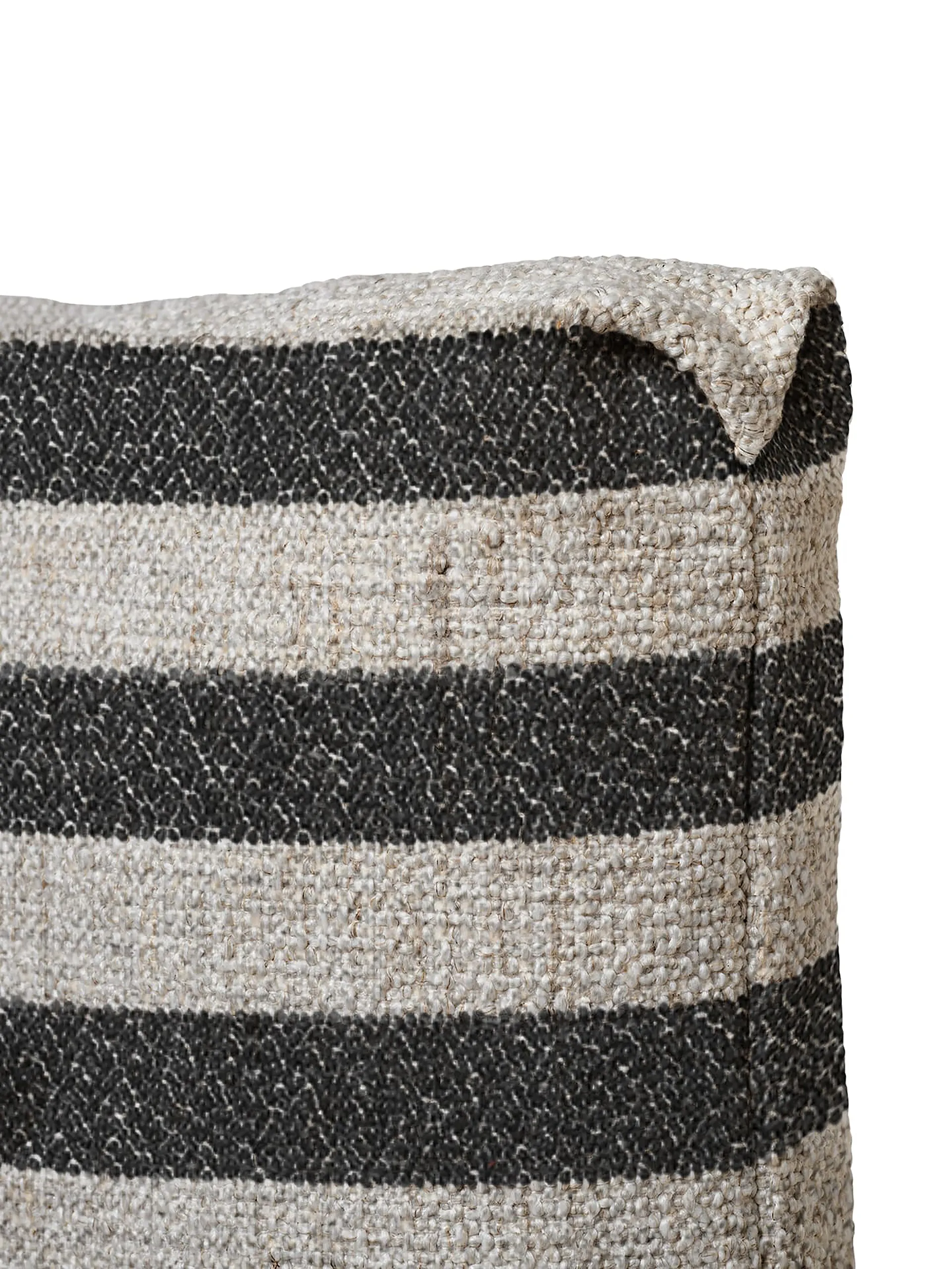 Clean μαξιλάρι Louisiana 40x60 cm, Άμμος-μαύρο Ferm Living