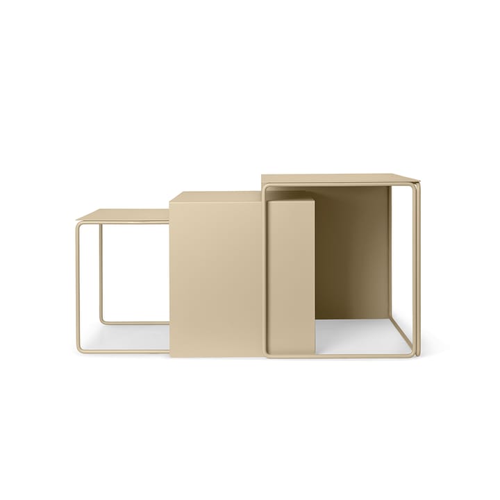 Σετ τραπεζιών σαλονιού Cluster - cashmere, 3-κομμάτια - Ferm Living