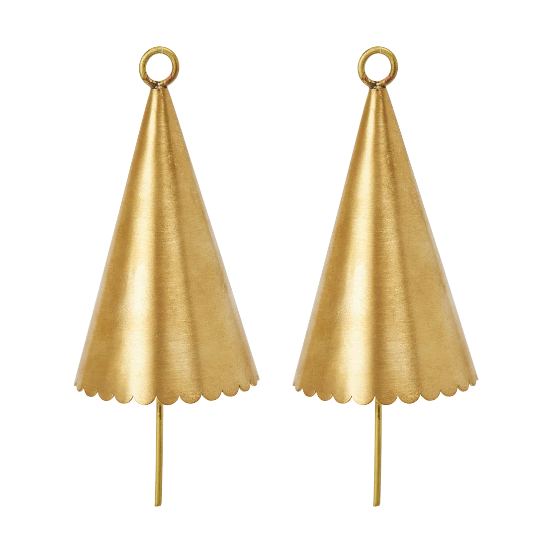 Cone bell διακοσμητικό κρεμαστό (σετ 2 τεμαχίων), Brass Ferm Living